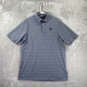 KJUS Shirt men's Large 52 Polo Comfort Fit Short Sleeve Performance Golf Striped